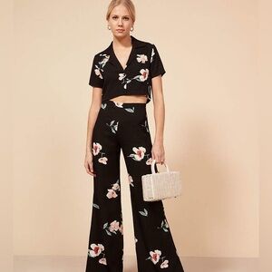 Reformation Floral Two Piece Set